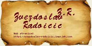 Zvezdoslav Radoičić vizit kartica
